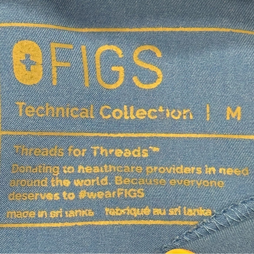 Figs Women's Blue Jogger Scrubs - Picture 3 of 6